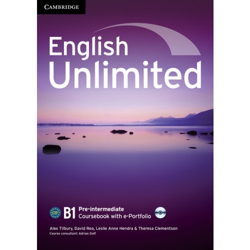 English Unlimited Pre-Intermediate B1 Coursebook w/ DVD ROM