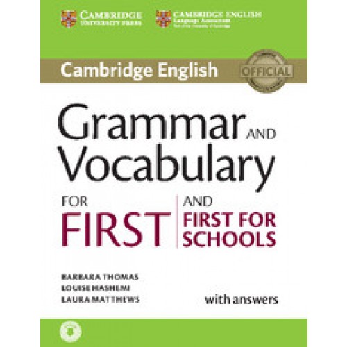 Grammar and Vocabulary for First and First for Schools Book with Answers and Audio