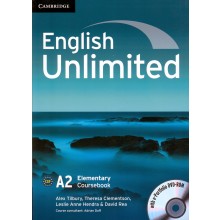 English Unlimited Elementary A2 Coursebook w/ DVD ROM